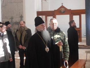 Владыка Василий в Богоявленском храме Владыка Василий в Богоявленском храме