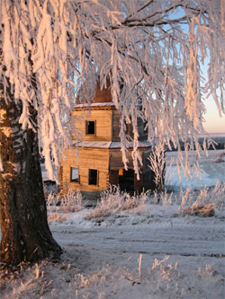 Часовня в Ширканде. Зима Часовня в Ширканде. Зима