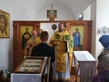 служба в Пежемском Богоявленском храме, 25.06.2019 служба в Пежемском Богоявленском храме, 25.06.2019