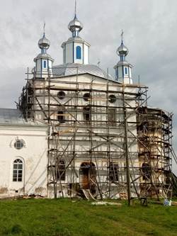 Богоявленский придел Пежемского Богоявленского храма, сентябрь 2020 года
