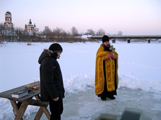 Проповедь у иордани в Пежме.18.01.11. Проповедь у иордани в Пежме.18.01.11.